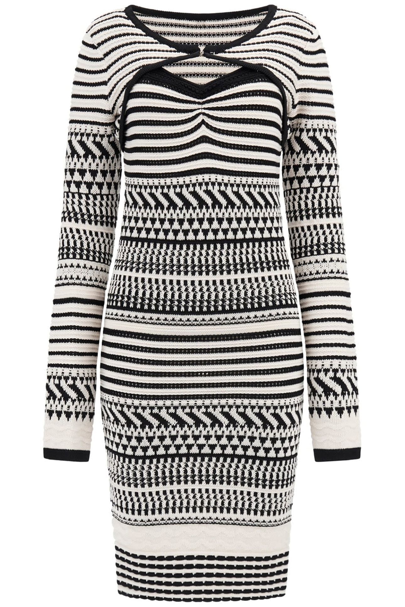 MARCIANO BY GUESS ARIANNA 2 PCS STITCH EGGSHELL AND BLACK 5