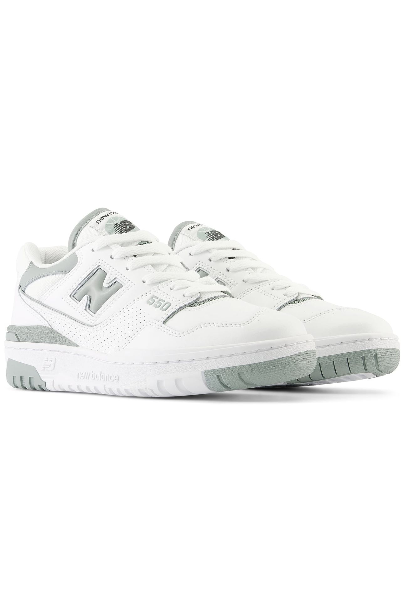 BBW550BG SNEAKERS IN WHITE & GREY 2