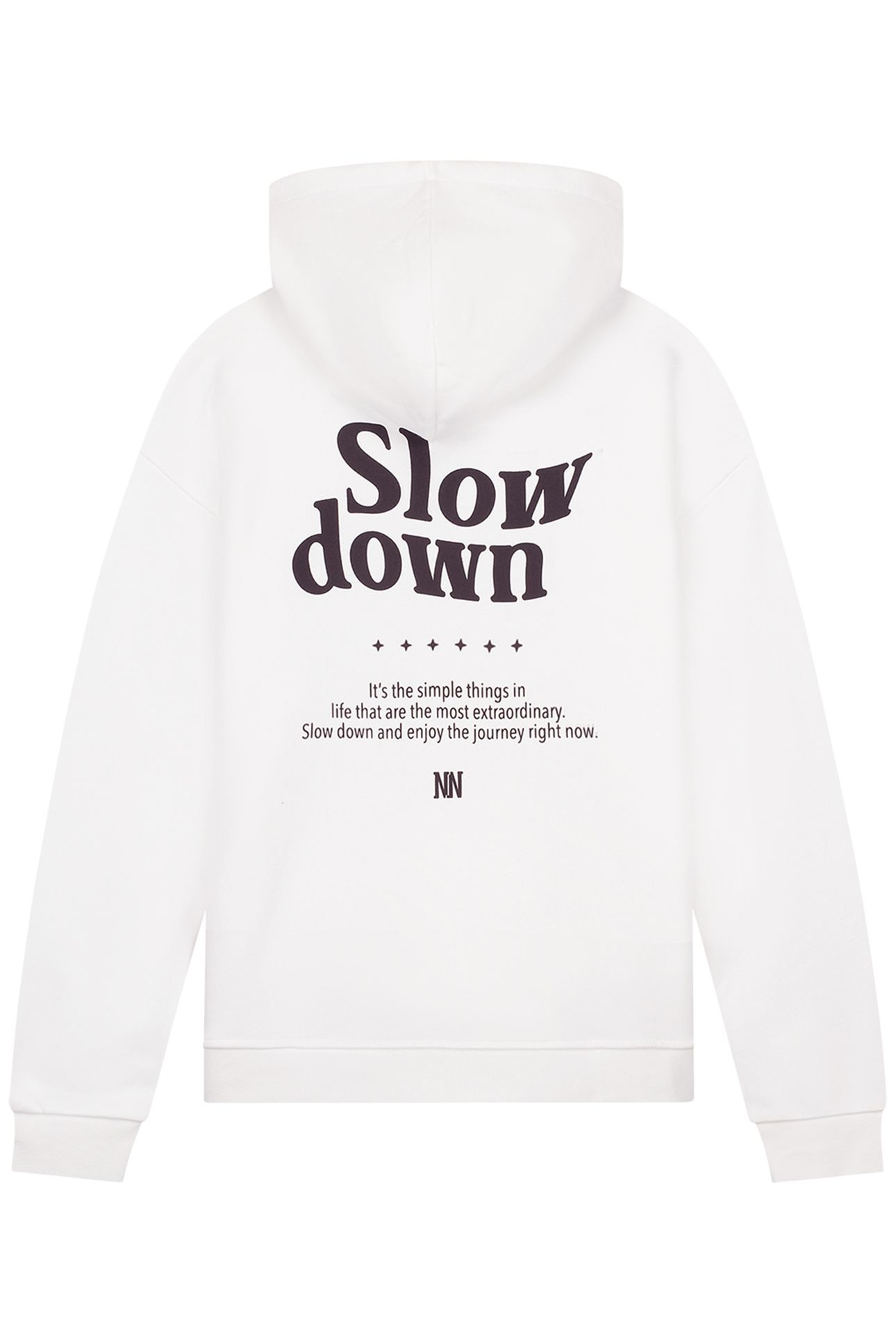 SLOW DOWN HOODIE OFF WHITE 3