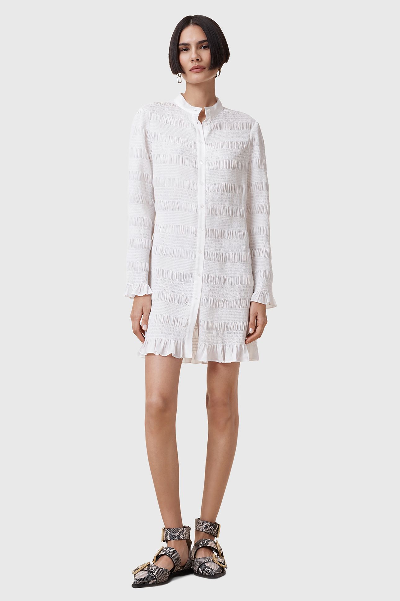 MEG MINI DRESS WHITE 1