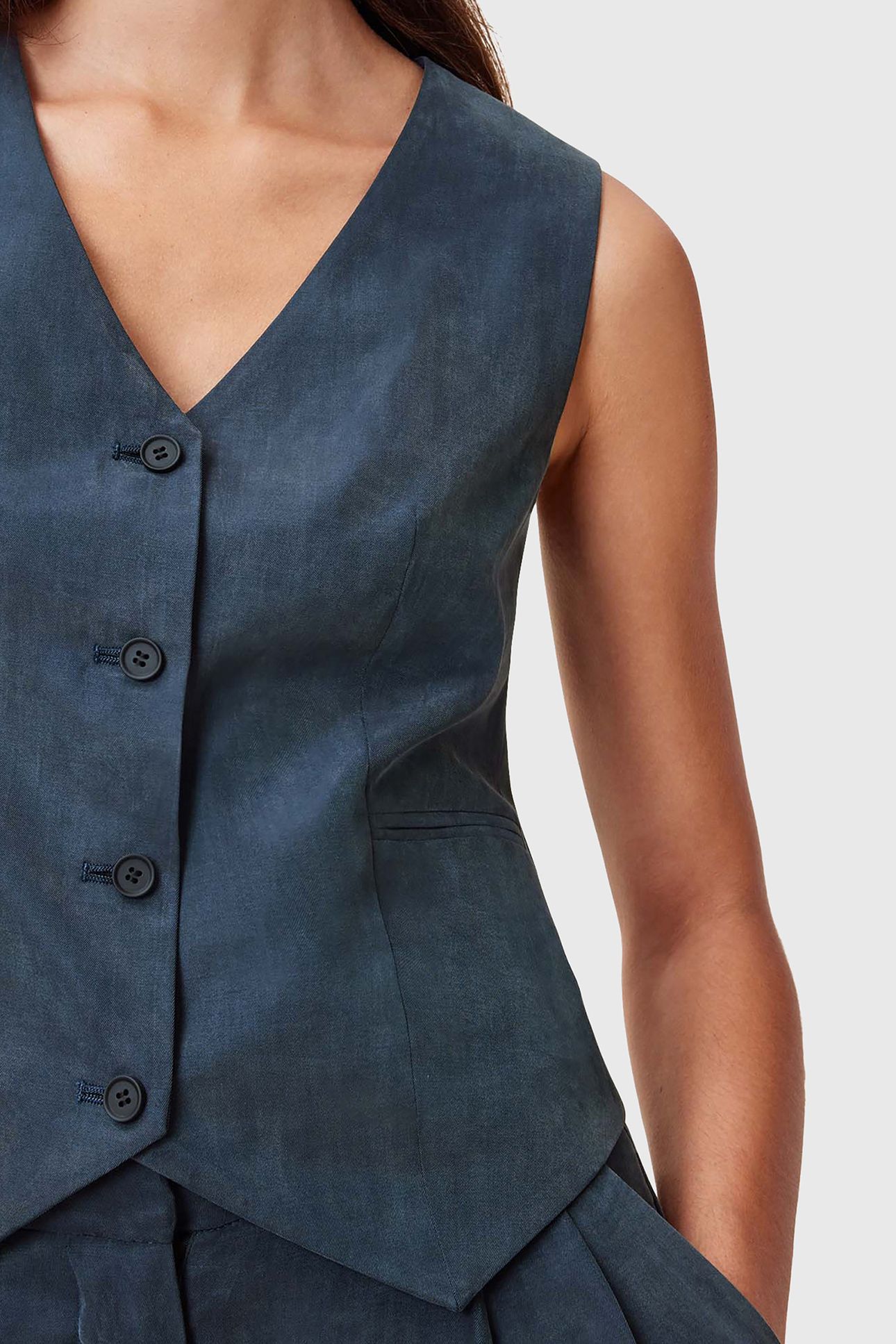 AVERIE TEN WAISTCOAT BLUEBERRY BLUE 7