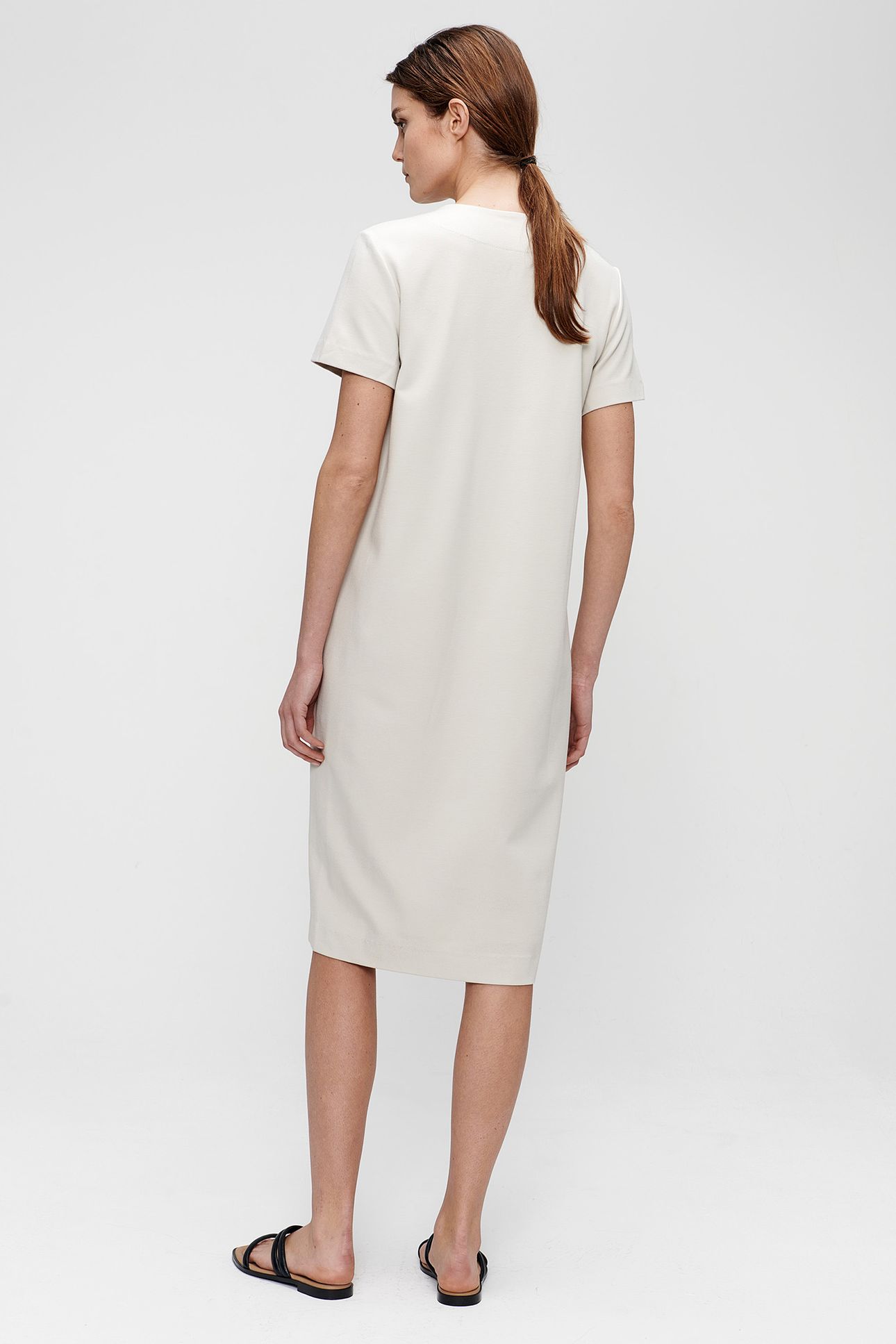EASY SHIFT DRESS LATTE 2