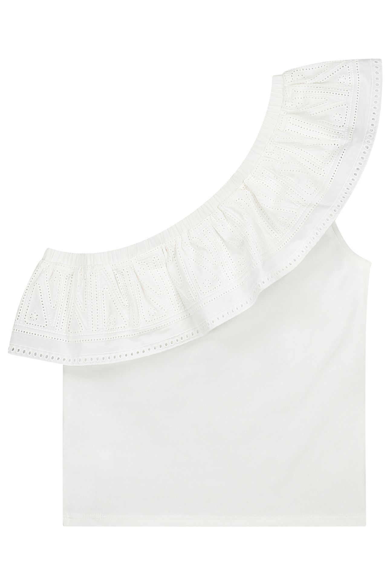 SHANTI ONE SHOULDER TOP OFF WHITE 3