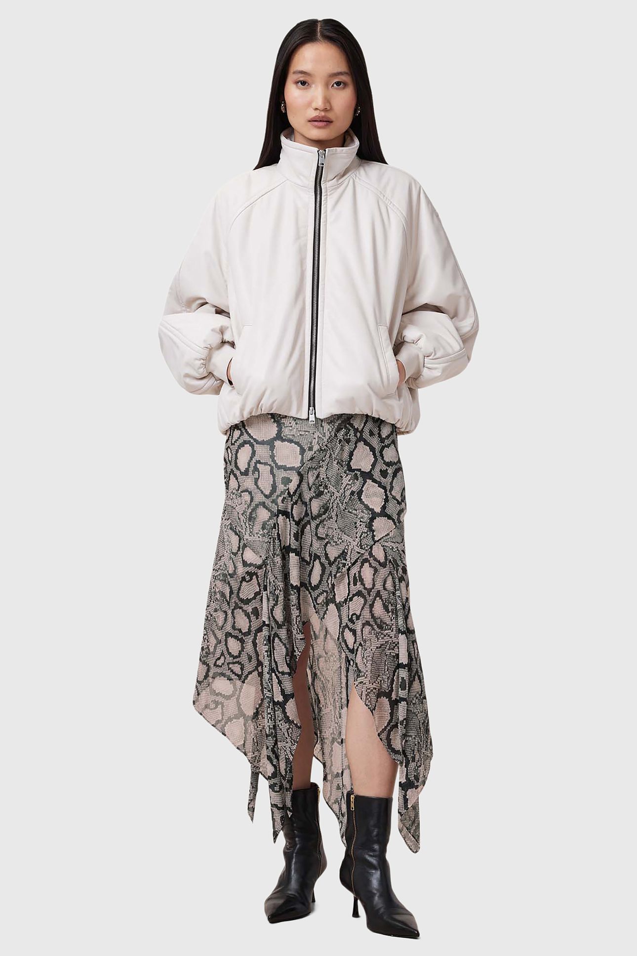 CASSIE SKIRT FLOW ECRU WHITE 3