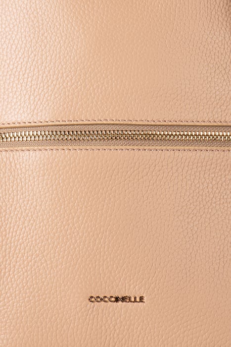 LEATHER BACKPACK IN BEIGE 5