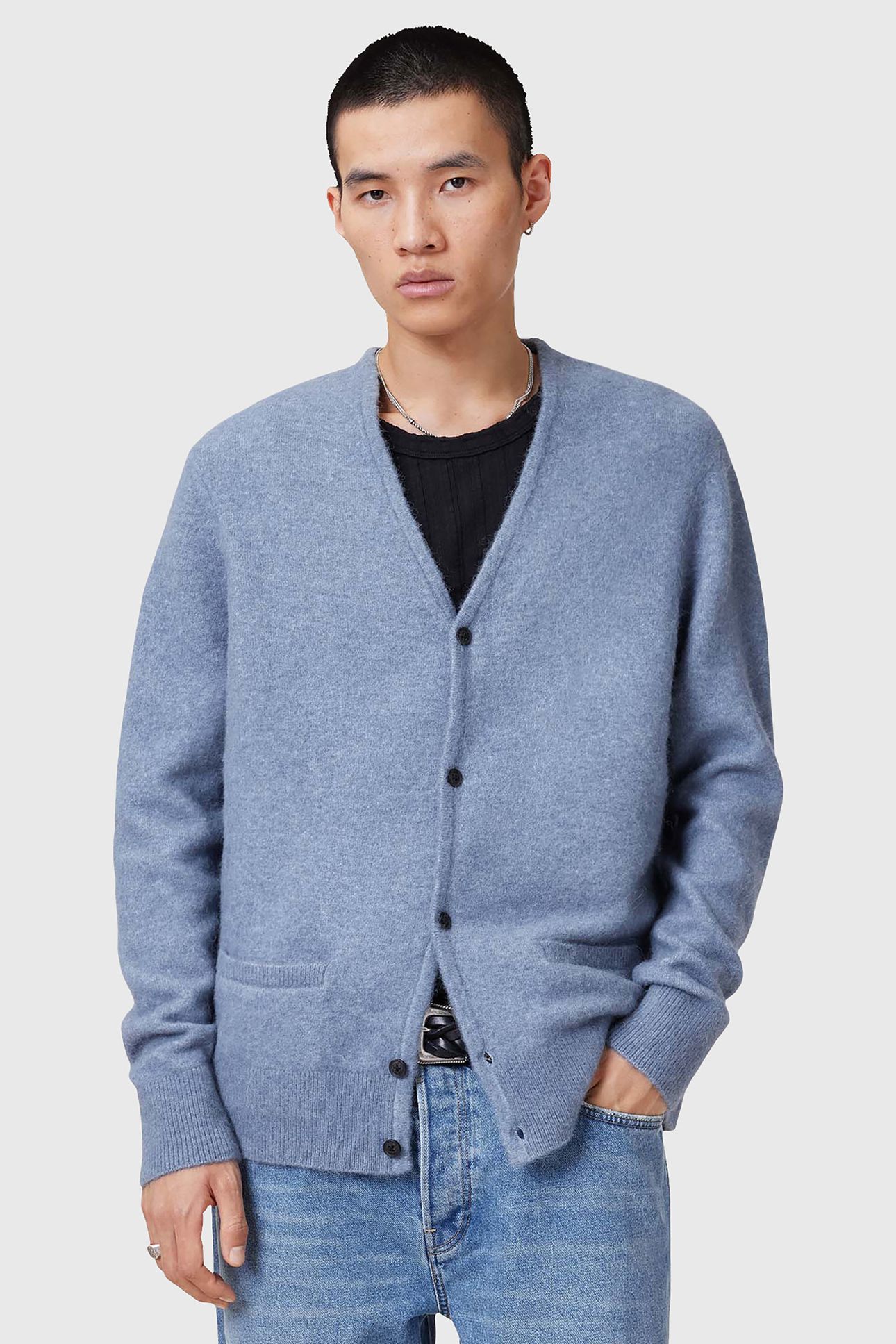 RENN CARDIGAN DAMSON BLUE 5