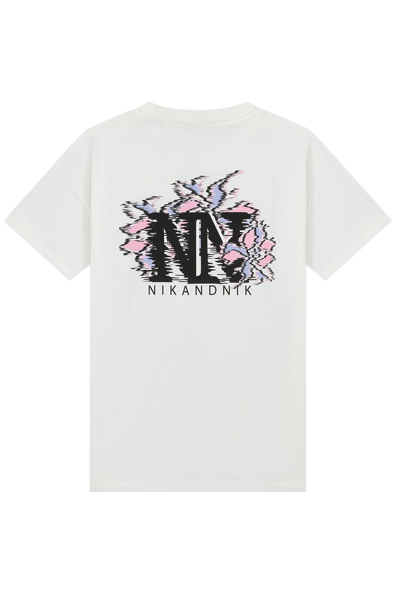 LOGO T-SHIRT OFF WHITE/LAVENDER BLUE 2