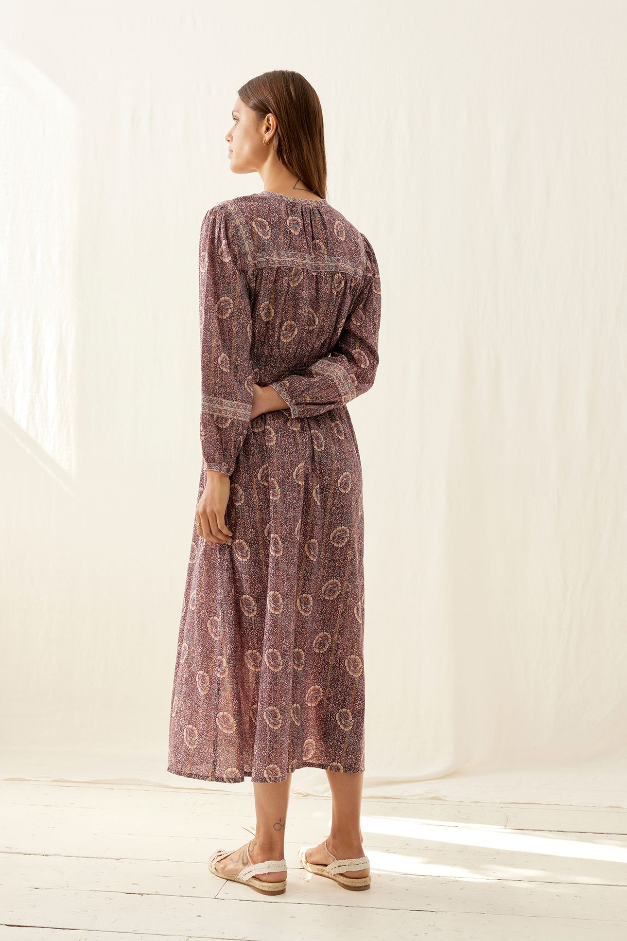 DRESS DIANE PURPLE DUSK GROVE 2