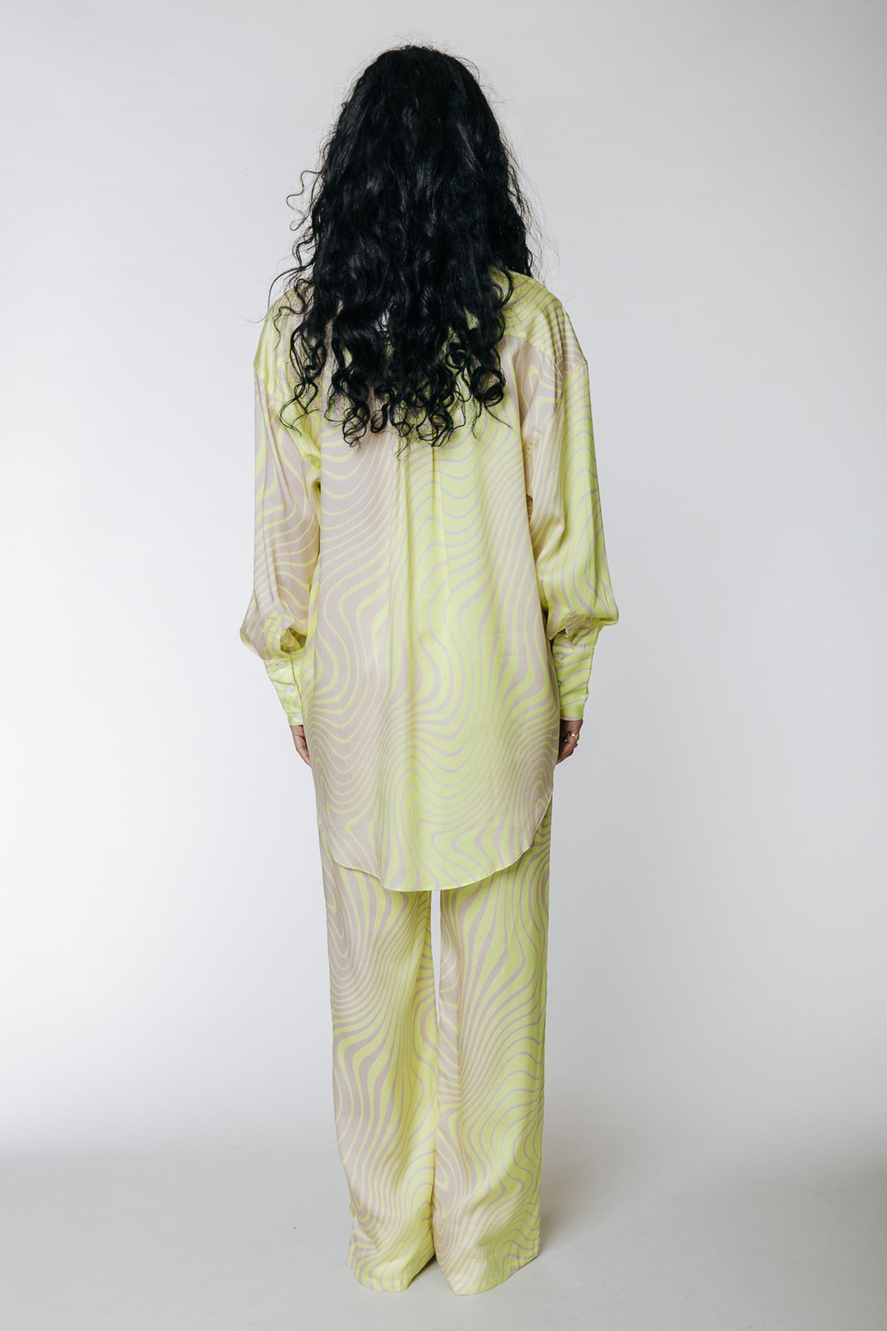 TATUM LIQUID BLOUSE LIME 2
