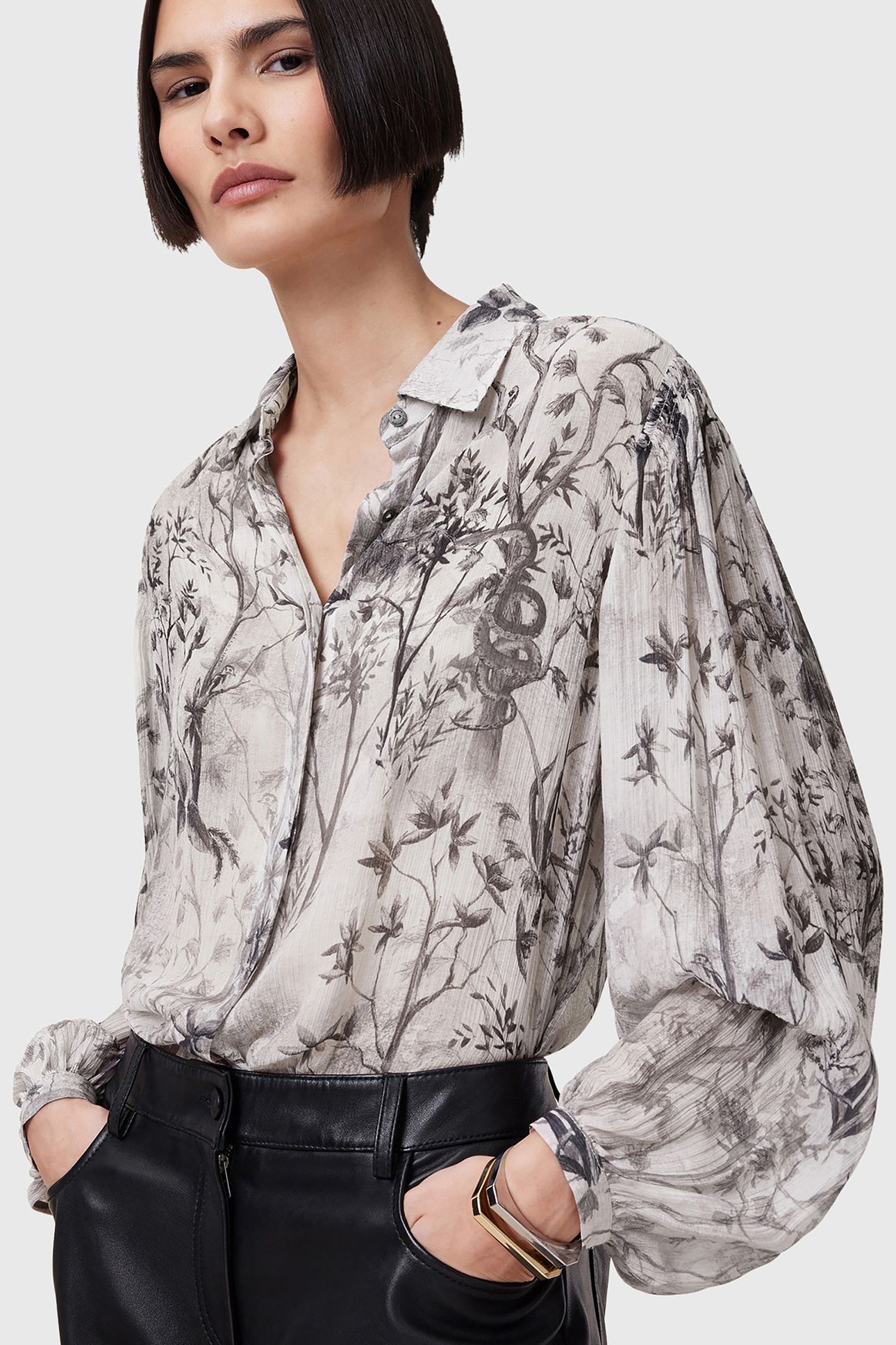 EDDIE SHIRT RISE ECRU WHITE 6