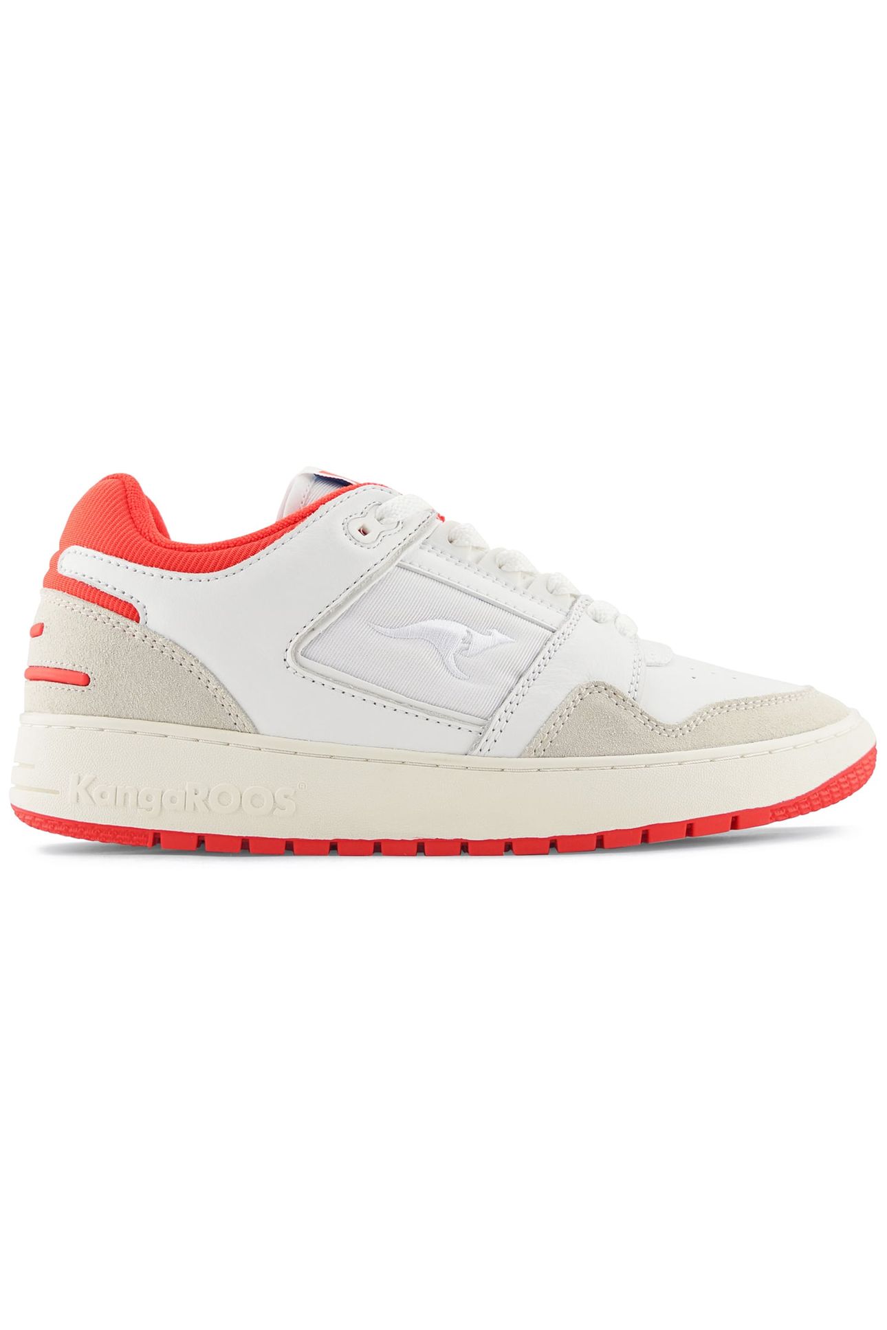 UNISEX HOT SHOT LO WHITE/RED 1