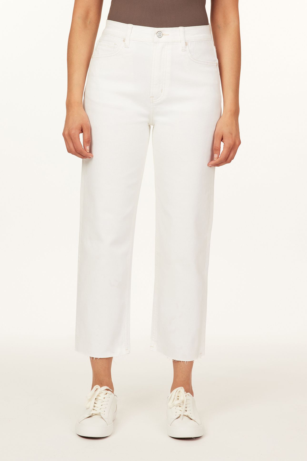 THE SKY CROP (26” INSEAM) OPTIC WHITE 1