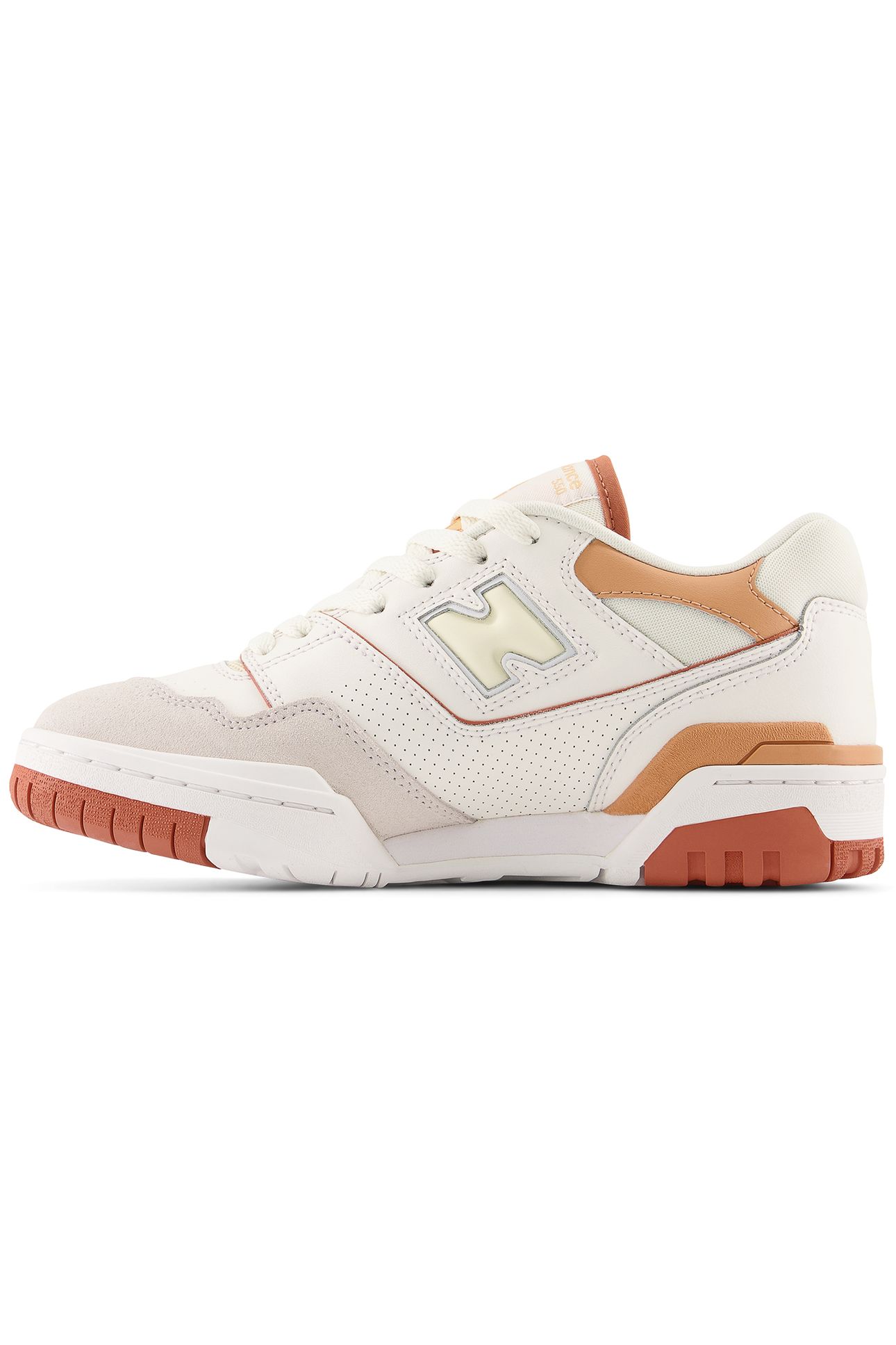 BBW550WA SNEAKERS IN WHITE AND APRICOT 6