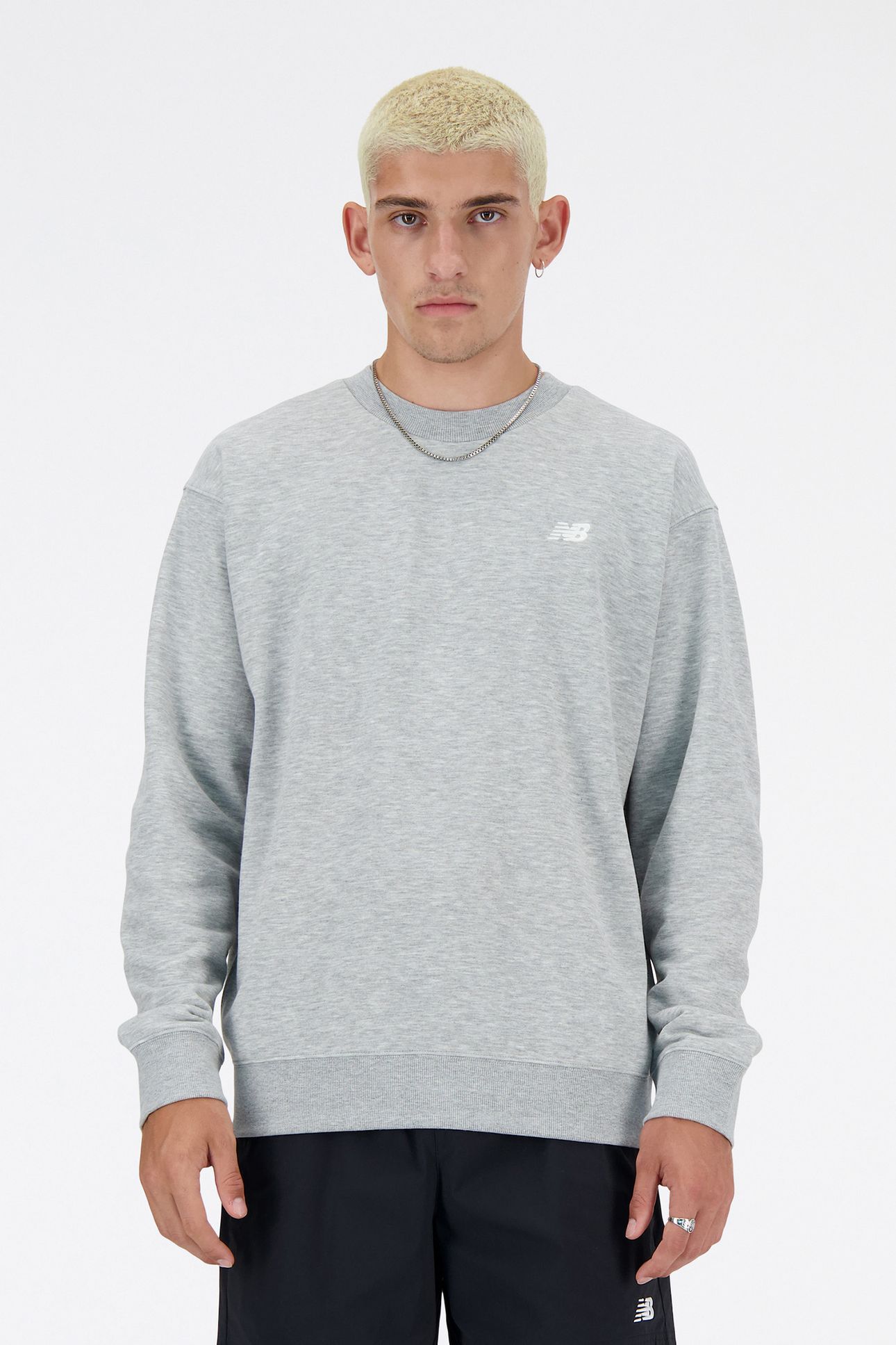 NB CREW NECK SWEATSHIRT IN GREY 1