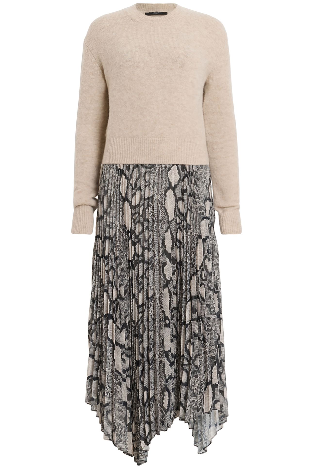 DONATELLA DRESS FLOW ECRU WHITE 3