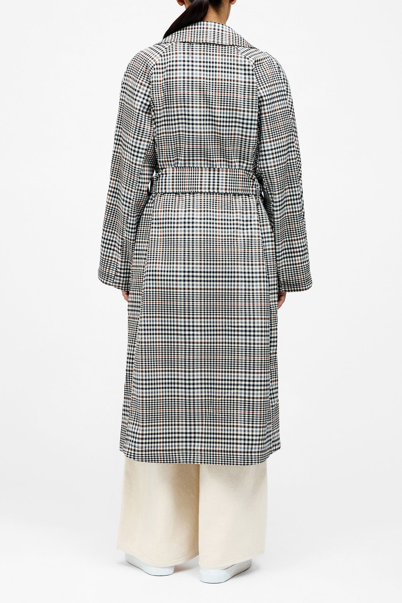 CHECK TRENCH COAT MULTI 2