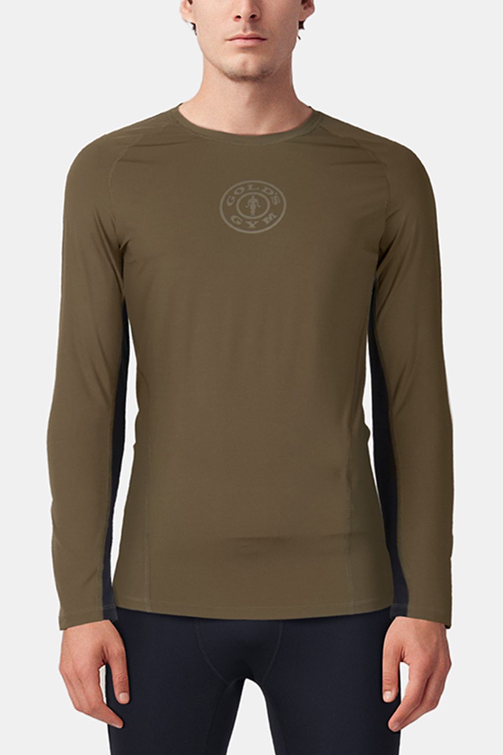 GREG - MEN'S FITTED COMPRESSION LONGSLEEVE OLIVE 1