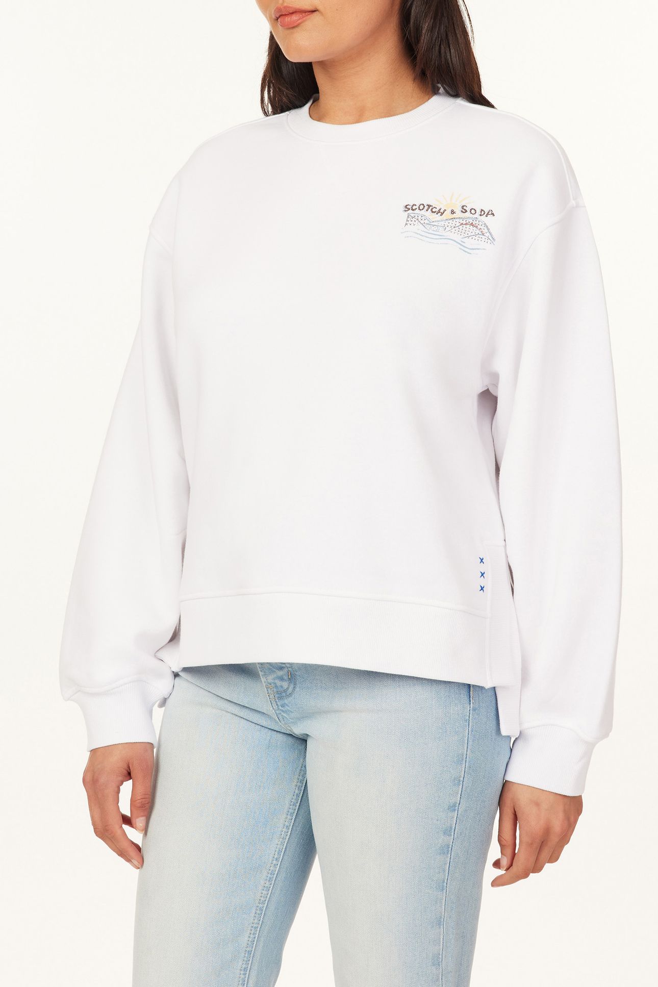 SWEATSHIRT BRIGHT WHITE 3