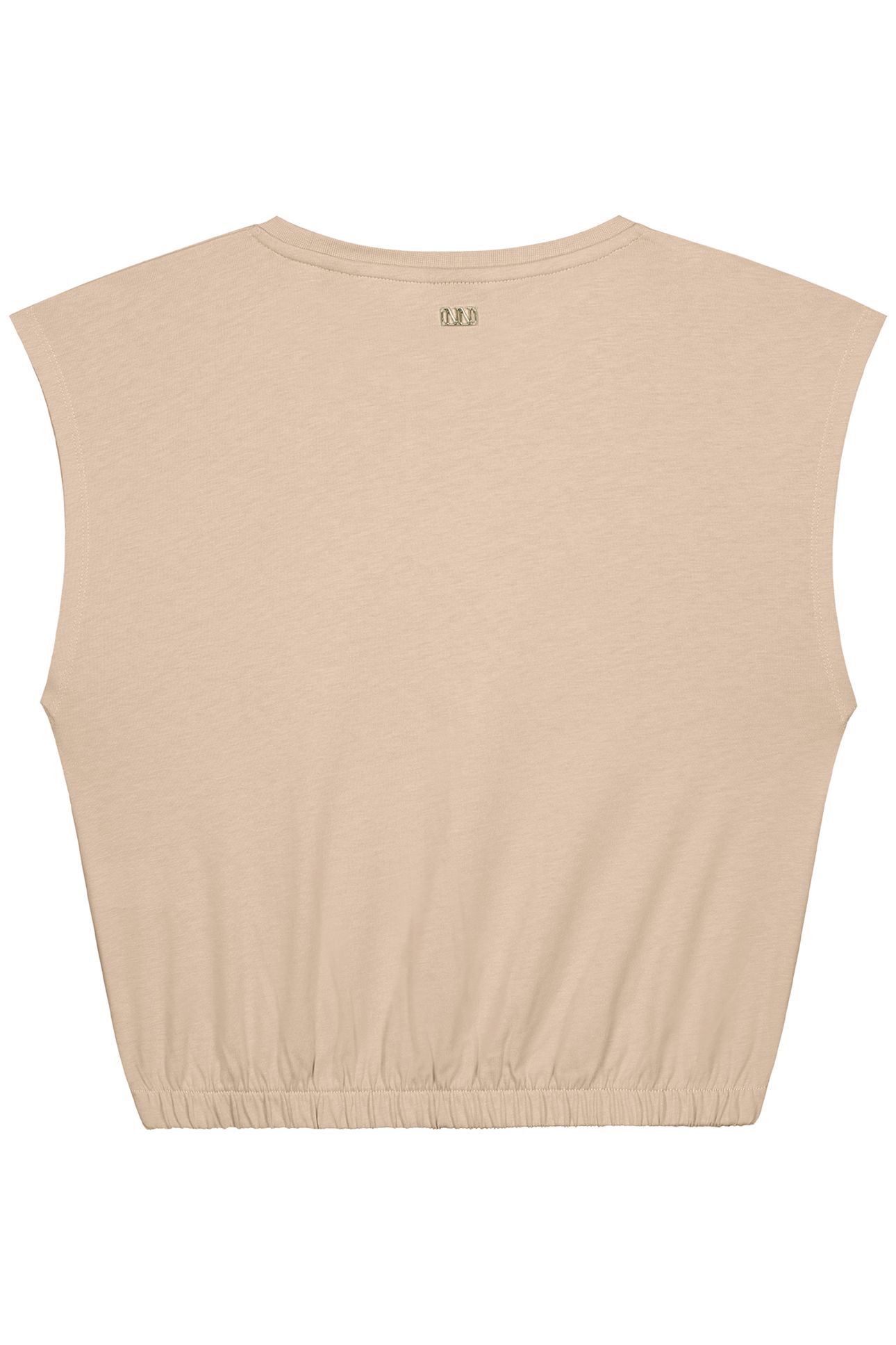 ELASTIC WAIST T-SHIRT HUMMUS 2