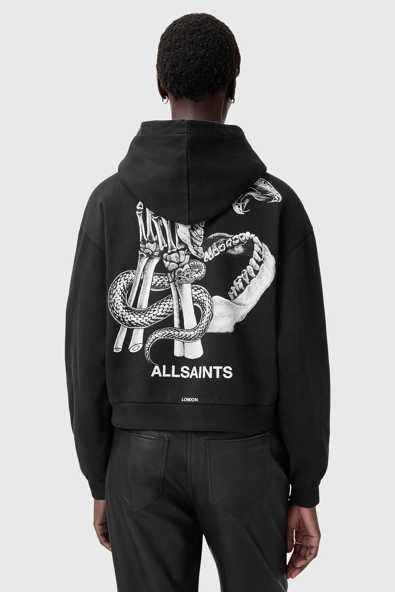 PIPPA ASP HOODY WASHED BLACK 2