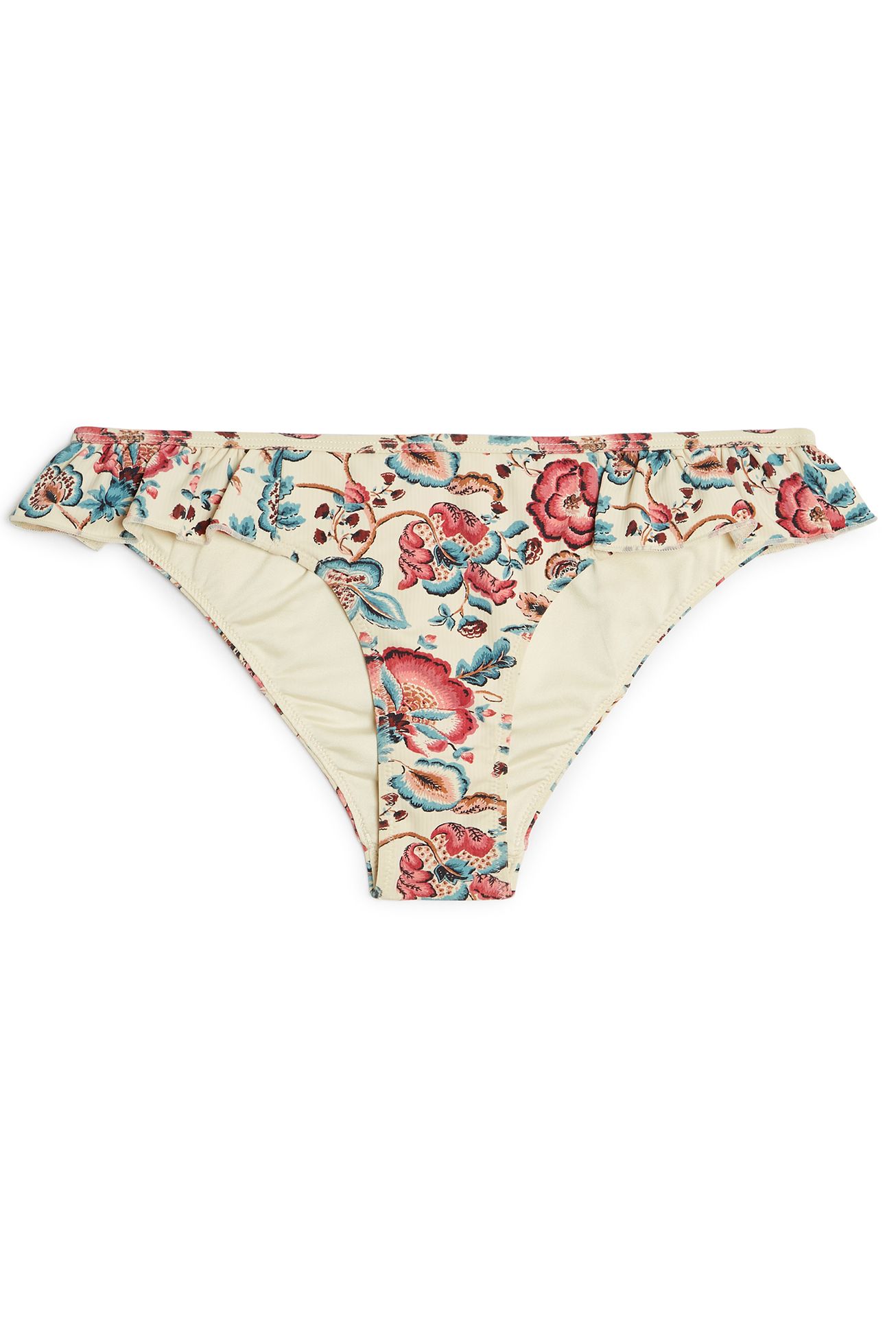 BIKINI BOTTOM YUMI CREAM INDIAN FLOWERS 2