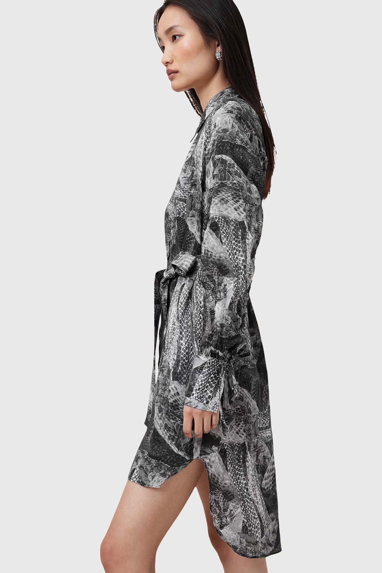 LEYLA DRESS EVOLVE SLATE GREY 5