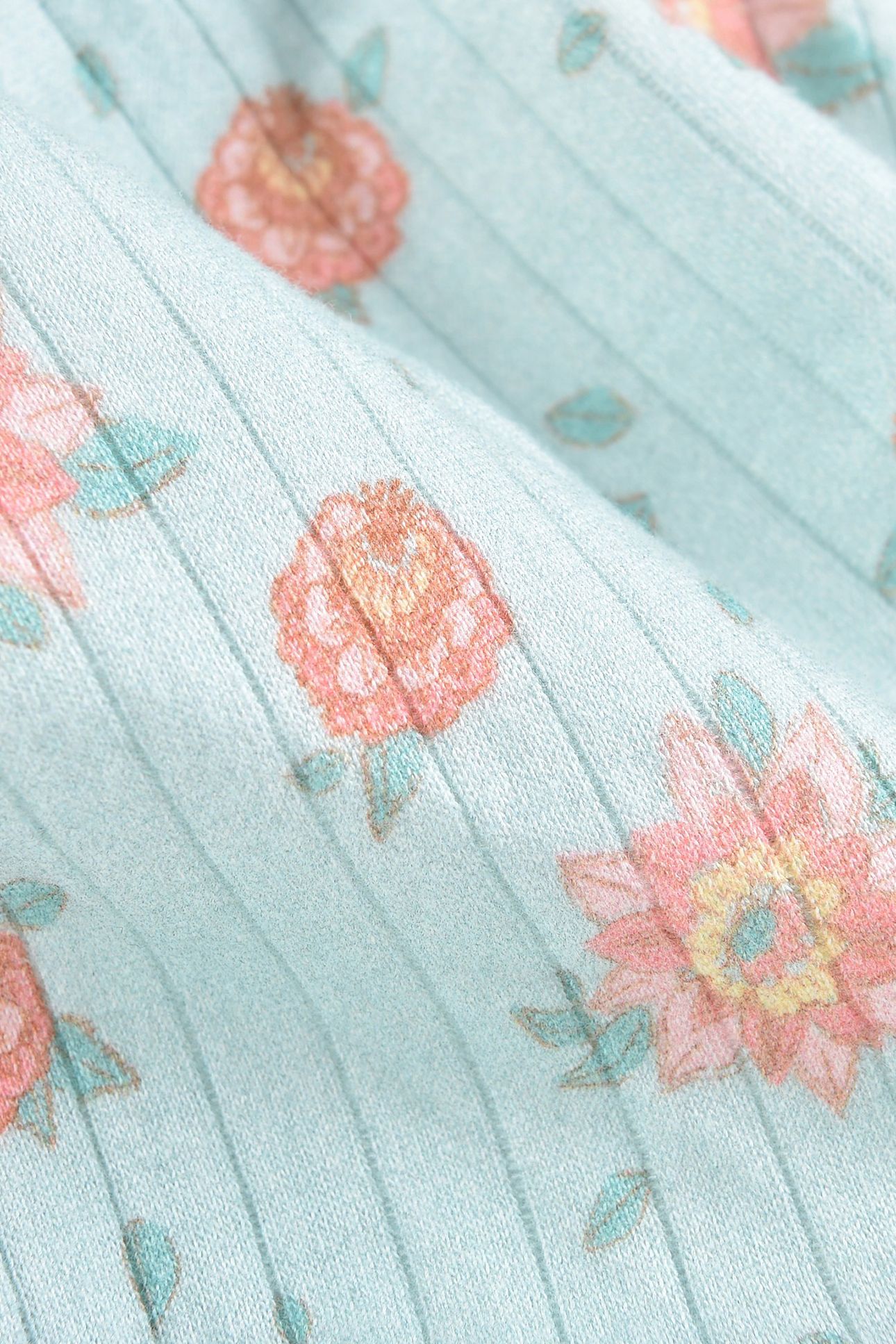 TANK TOP ALASHA VINTAGE BLUE FLOWERS 8