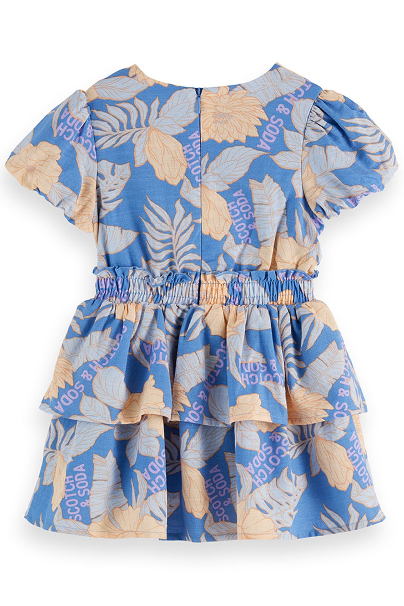 S&S GIRLS 2PC DRESS & CARDIGAN SET BLUE/GREY 3