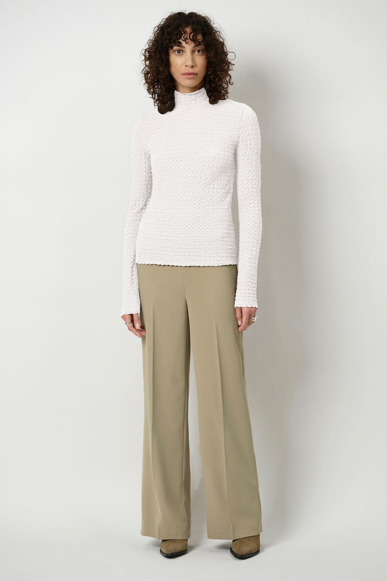DANTE6-ZANE STRUCTURED LAYERING TOP BUTTER CREAM 1