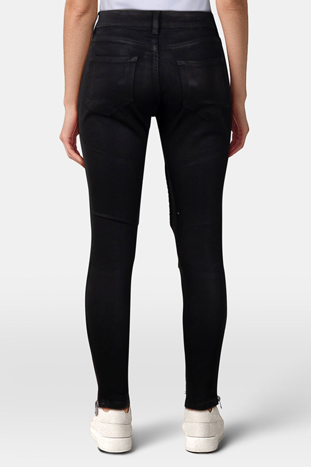MILLER BIKER JEAN COATED BLACK 2