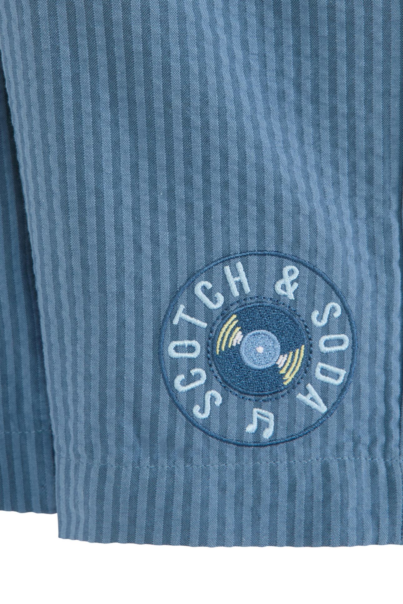BOYS SEERSUCKER SHORT DARK OBSIDIAN 4