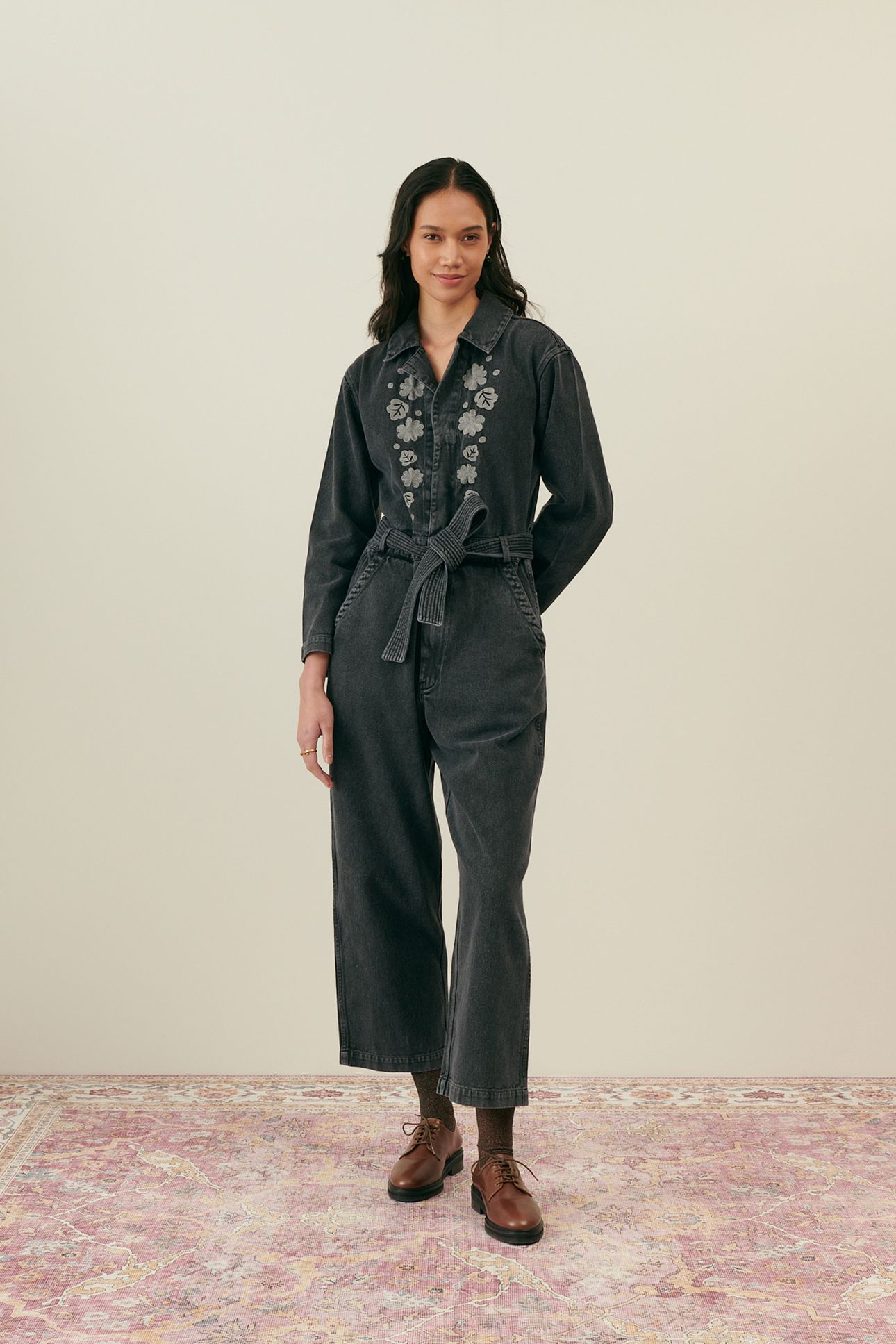 OVERALLS SYLVYNE CHARCOAL 1