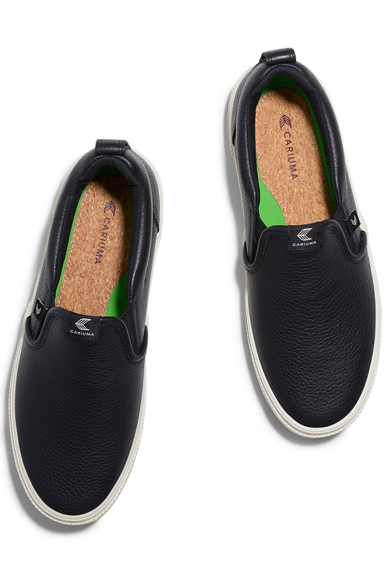 SLIP-ON BLACK PREMIUM LEATHER SNEAKER 3