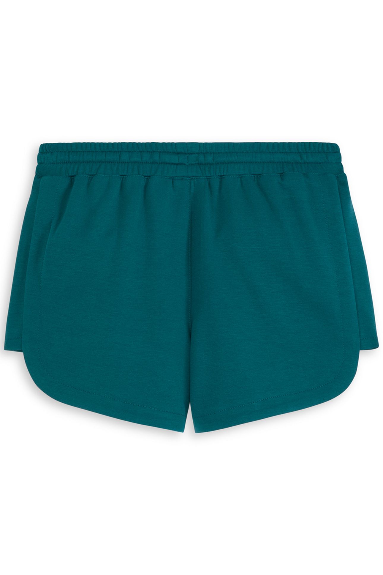 S&S GIRLS TENNIS GROUP DOUBLE KNIT SHORT MIDNIGHT TURQ 2