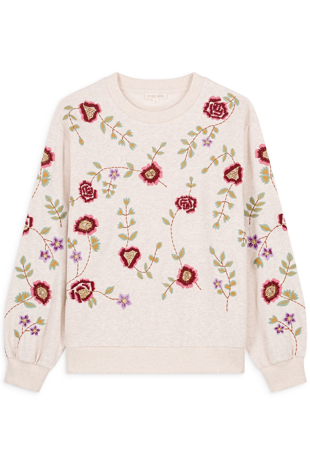 SWEATSHIRT PETRA FLOWER EMBROIDERY 3