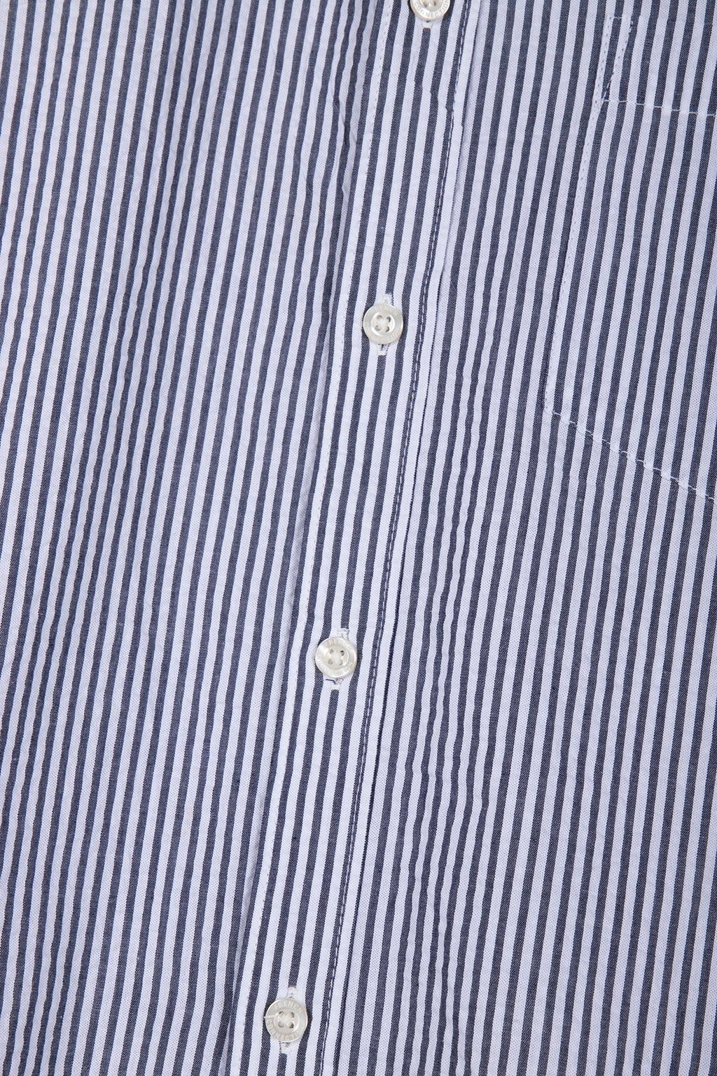 SEERSUCKER POCKET STRIPE SHORT SLEEVE SHIRT MARINE 5