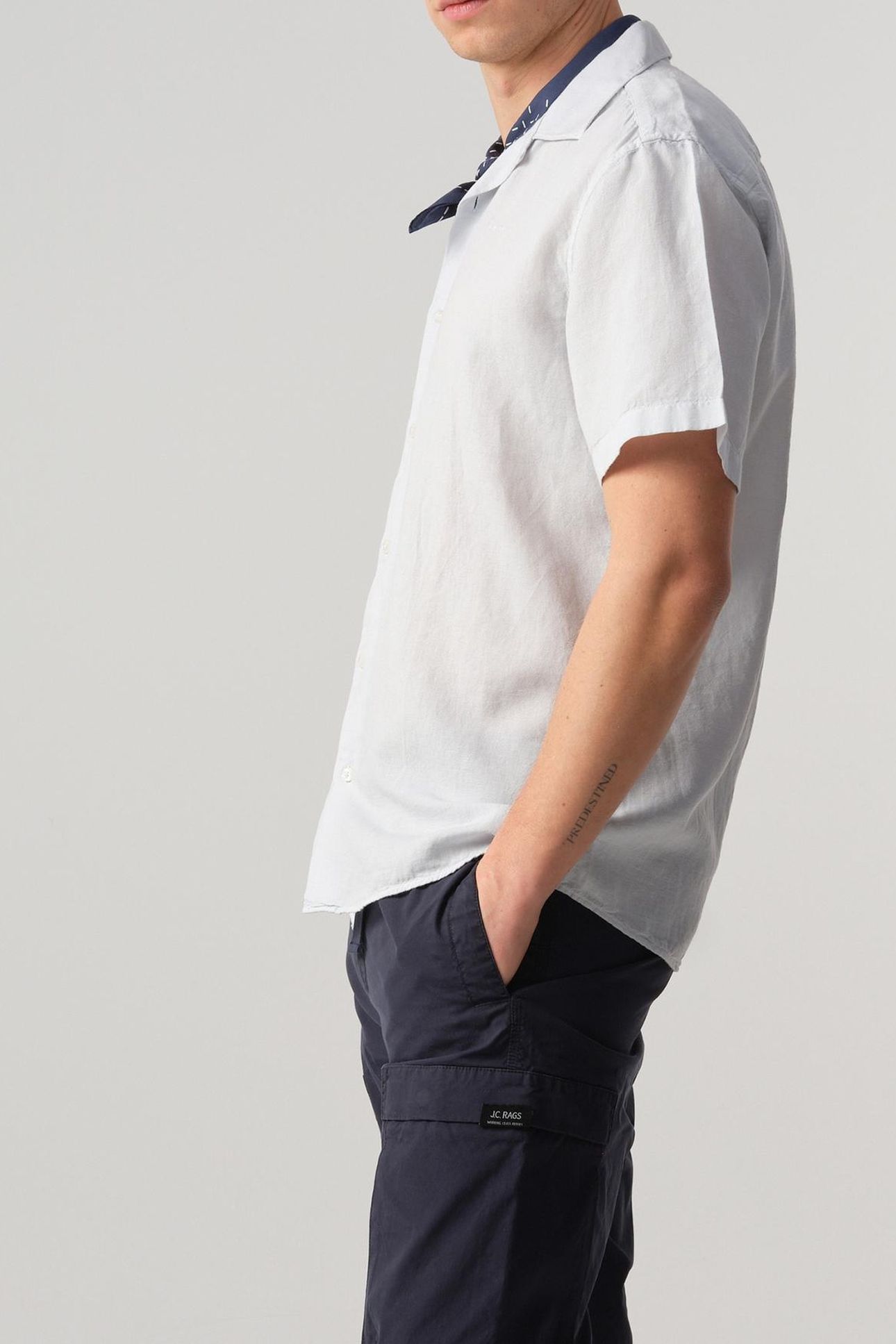 ELVIS CASUAL OVERHEMD KM BABY BLUE 2