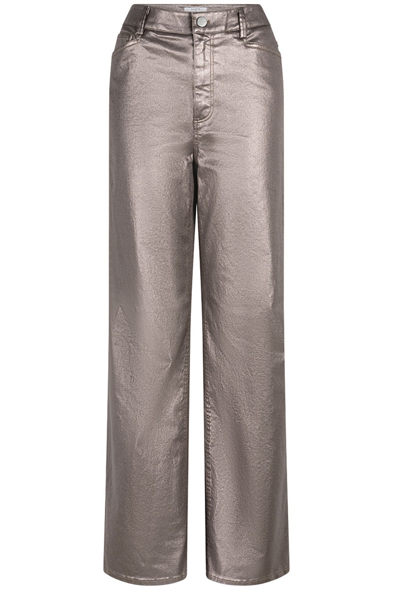 BELLA METALLIC DENIM PANTS REDWOOD CLAY 3