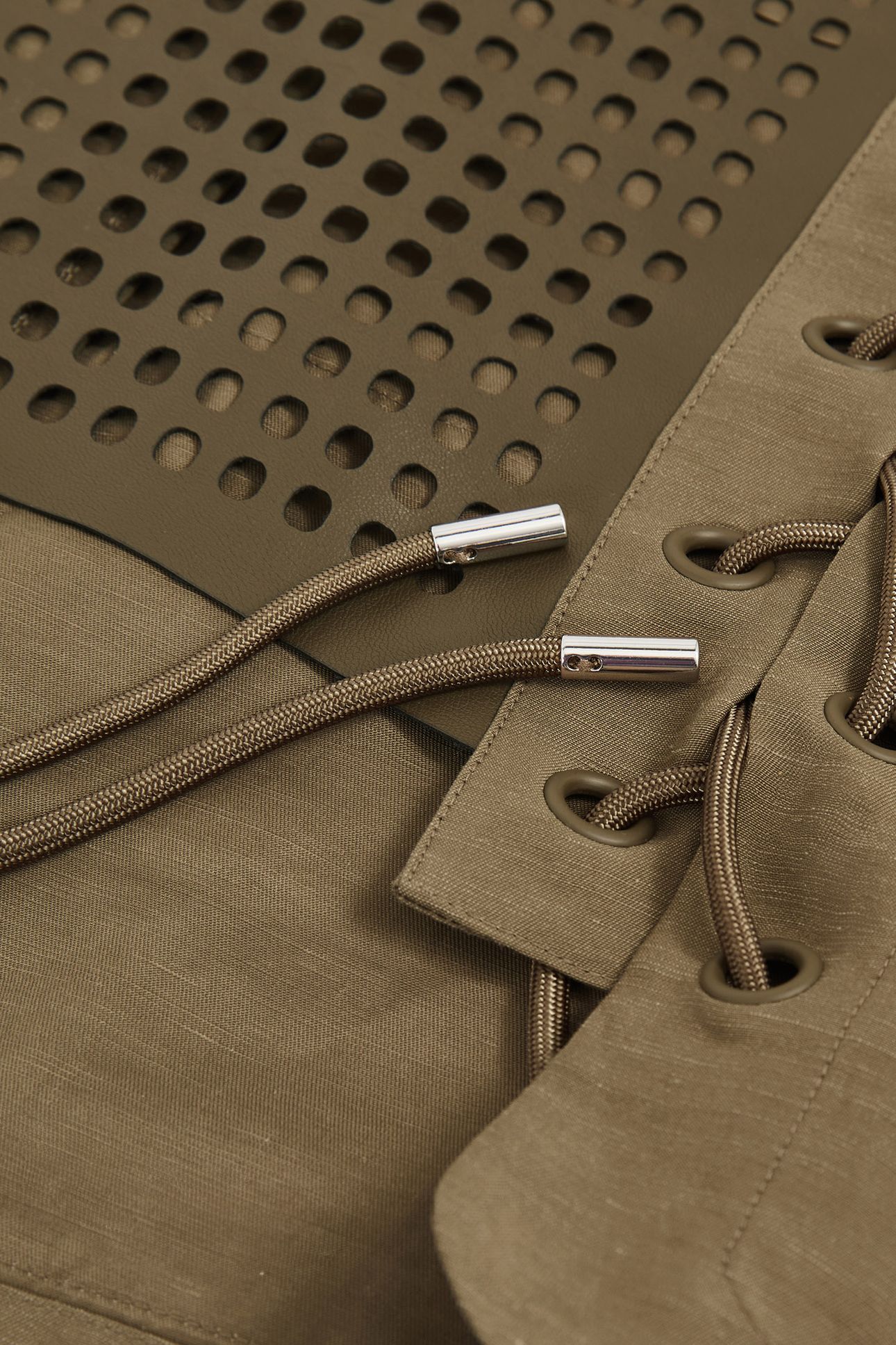 GRACE POCKET STITCH GILLET KHAKI 6