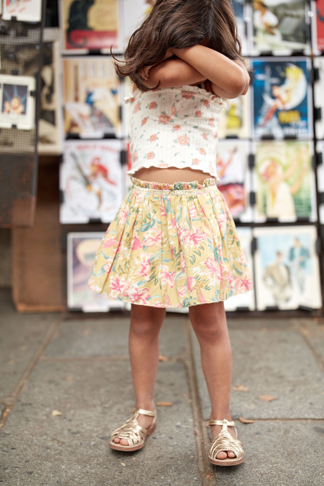 SKIRT SALINA SOFT HONEY PARROTS 1