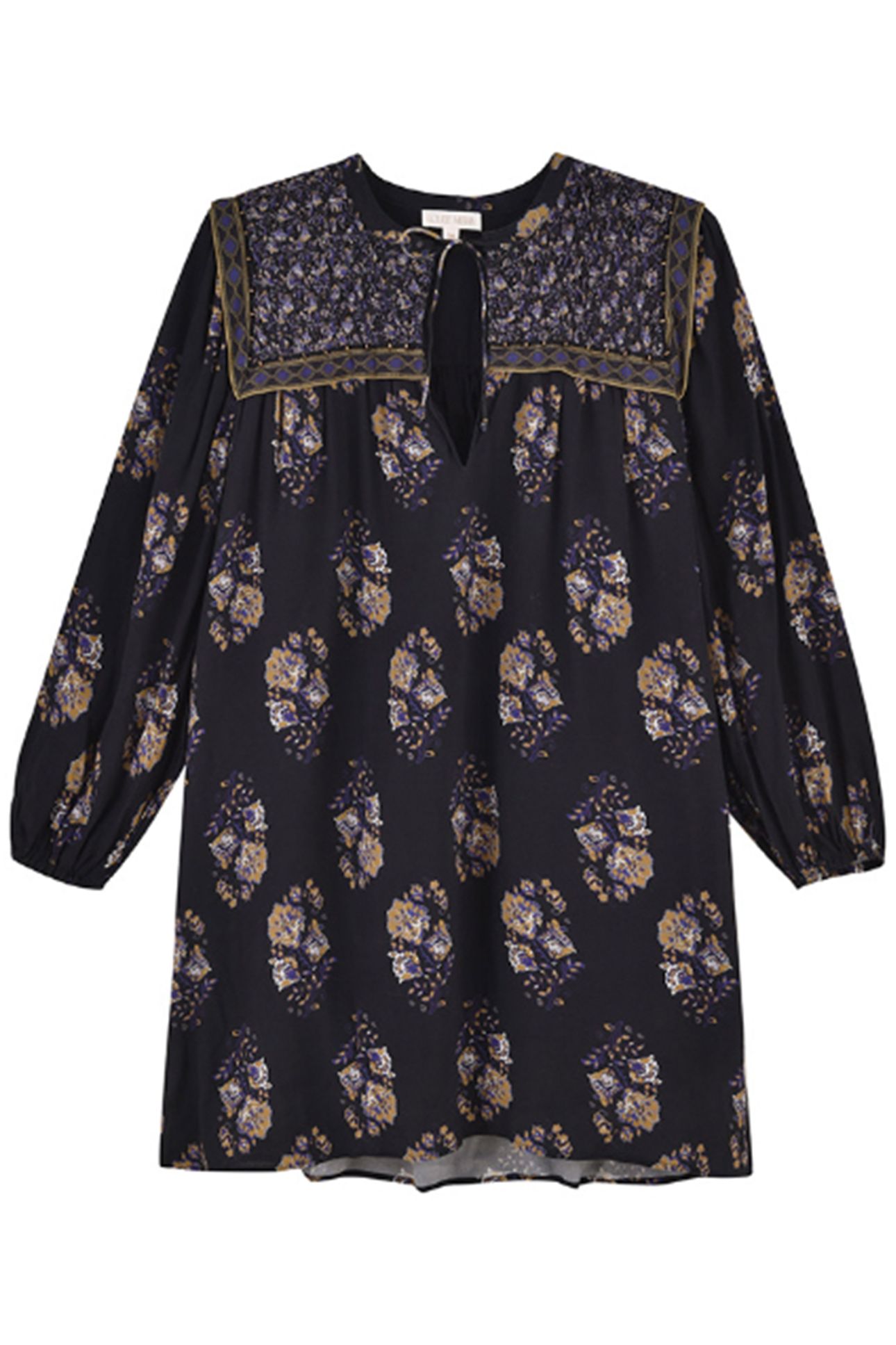 DRESS LAURETTE BLUE NIGHT BOUQUETS 3