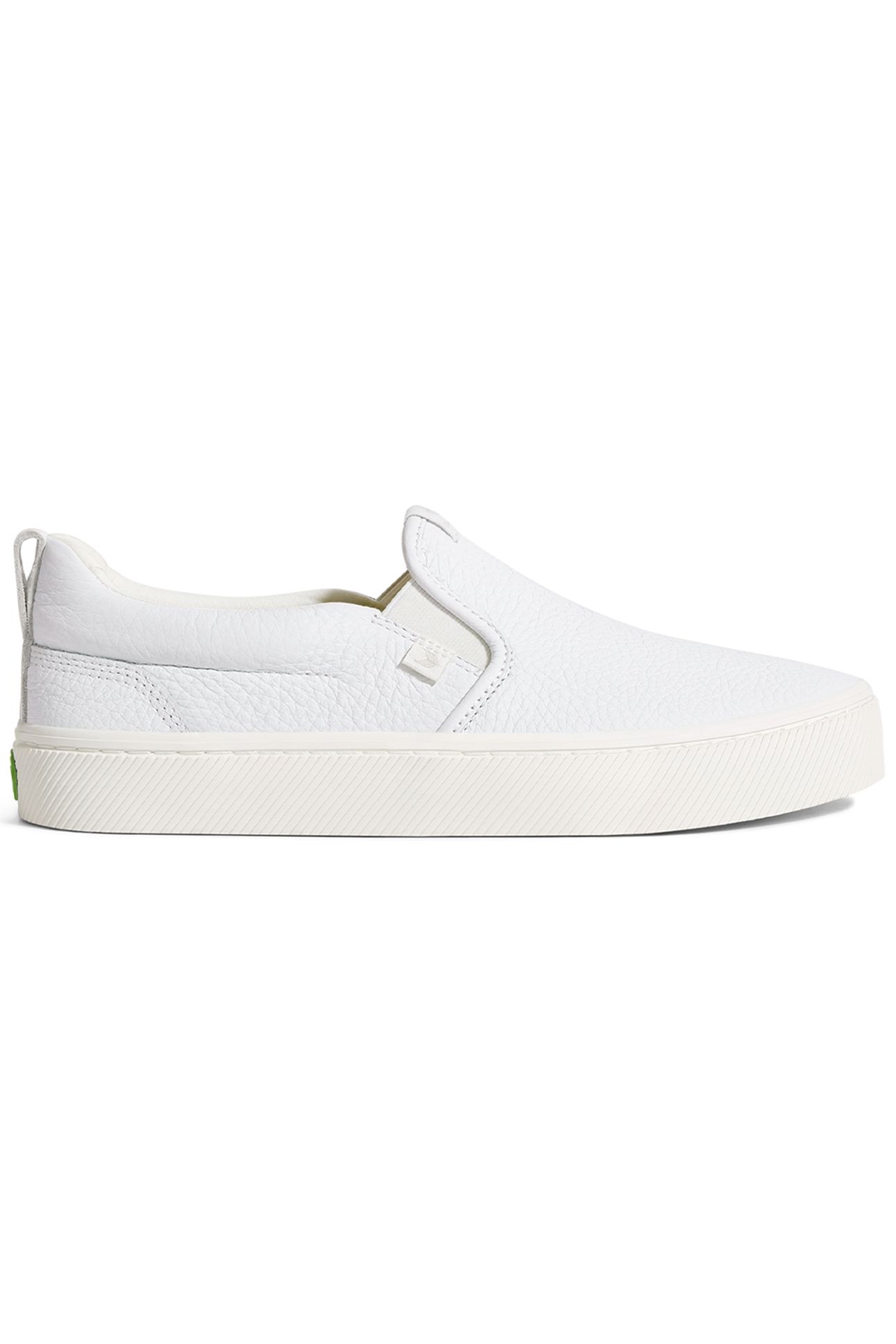 SLIP-ON WHITE PREMIUM LEATHER SNEAKER 1