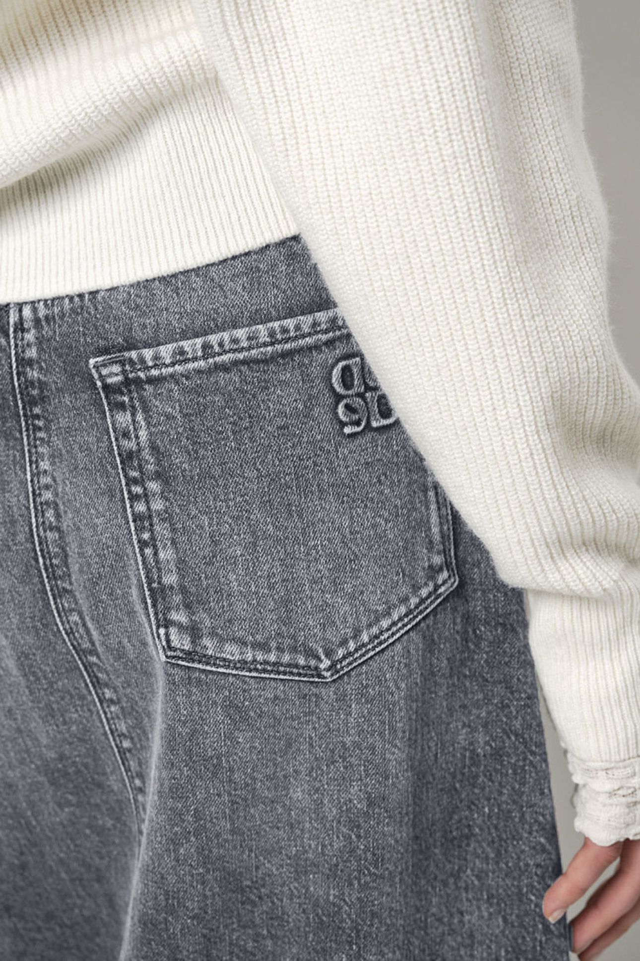 FERAL DENIM MAXI SKIRT HAZELNUT HAZE 4