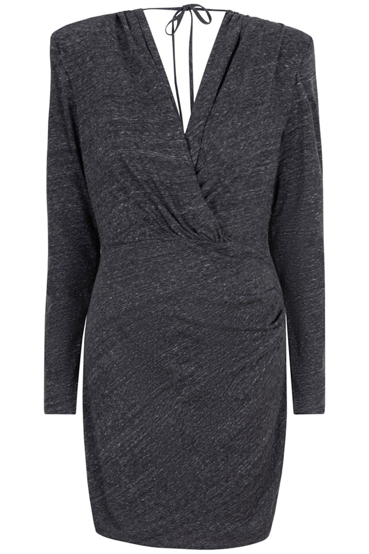 FAEZA CROSSOVER MINI DRESS GRAPHITE 3