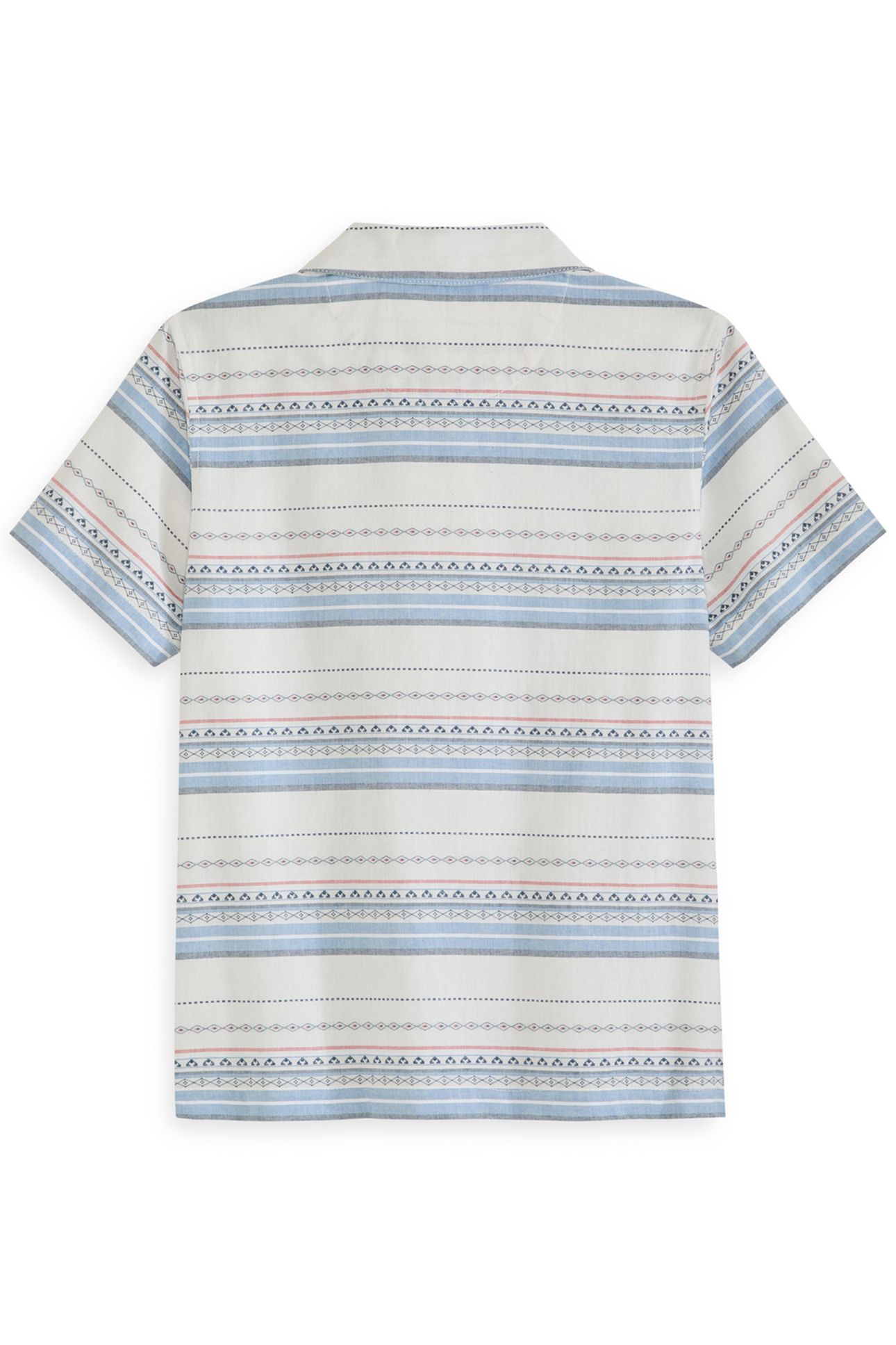 BOYS DOBBY CAMP SHIRT GREY/GREY 2
