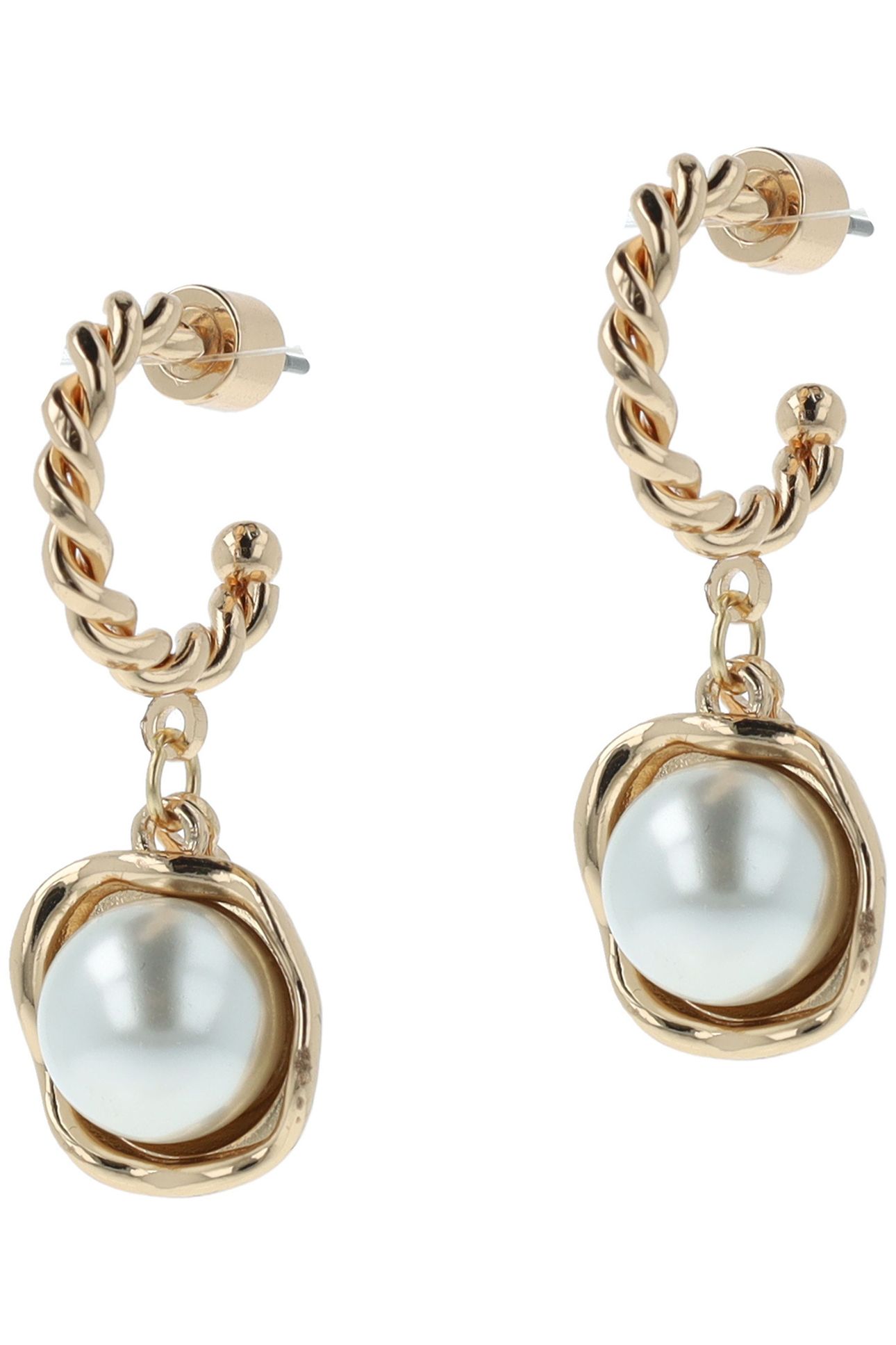 PEARL TWIRL HOOPS 2
