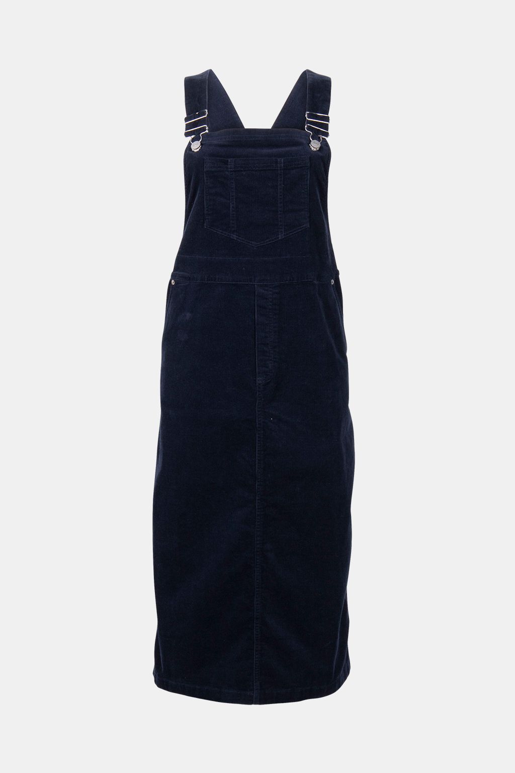 EMMIE ORGANIC CORD MIDI PINNY DARK NAVY 3