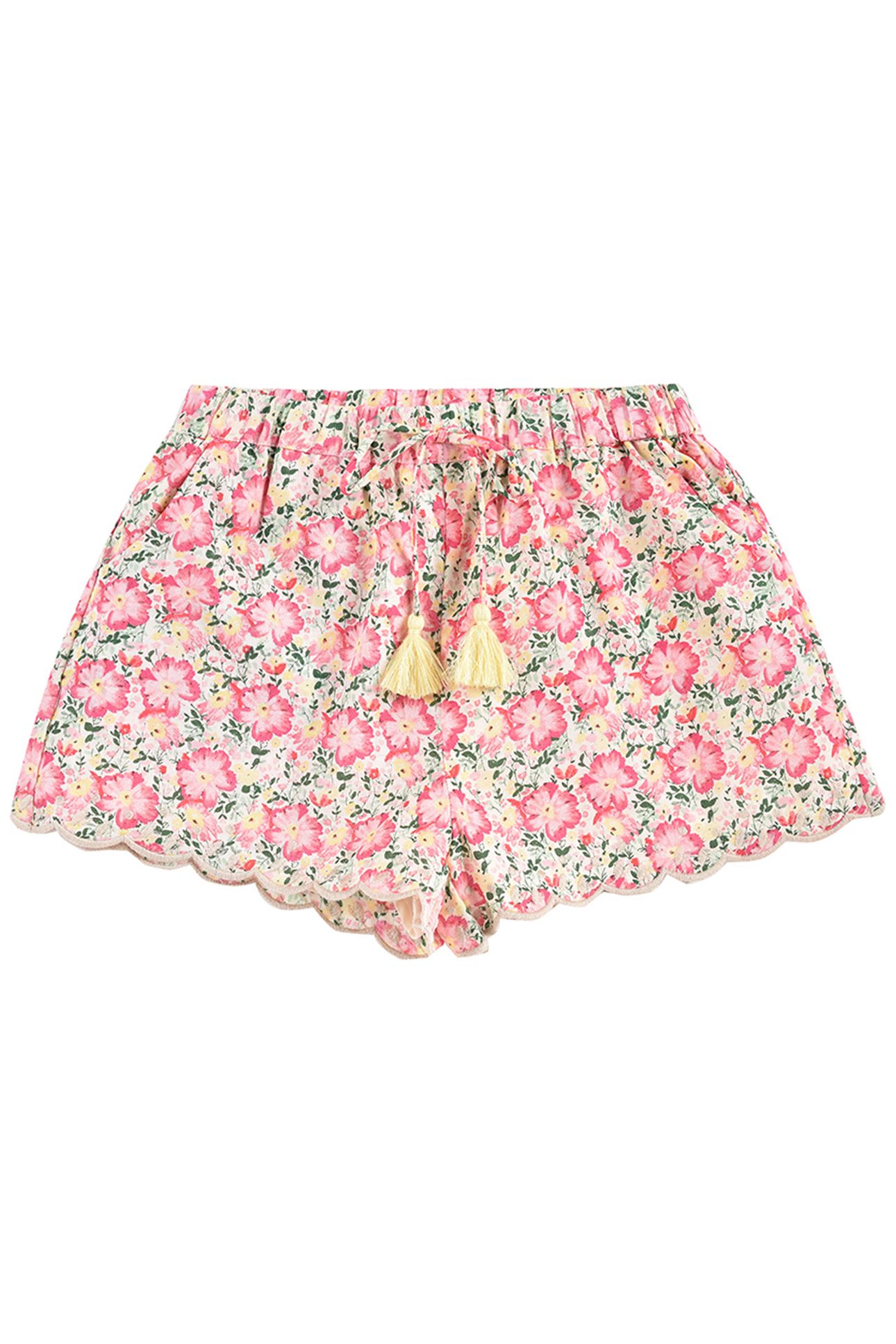 SHORTS VALLALOID PINK MEADOW 1