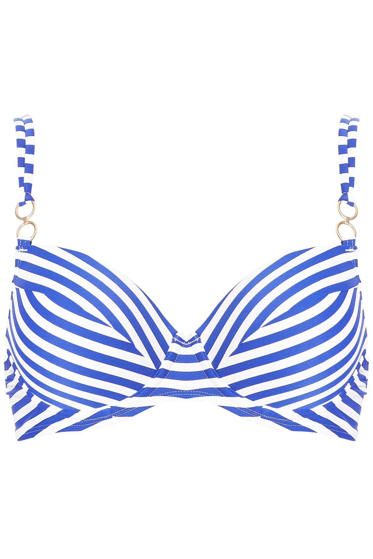 SW BRA TSHIRT BRI SAINT MALO BLUE / BEIGE 1