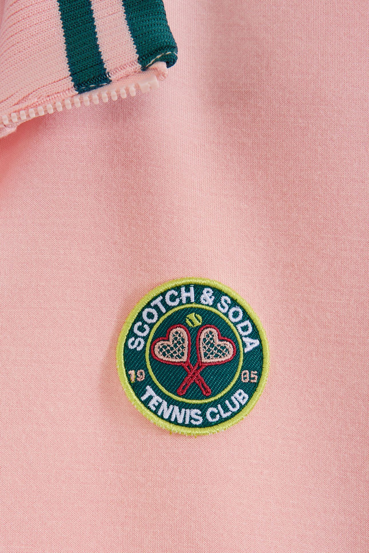 S&S GIRLS TENNIS GROUP DOUBLE KNIT TRACK JACKET LT PASTEL PI 4